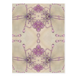 Jeweled Lavender Lace Postcard