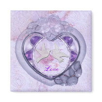 Jeweled Love Magnet by elenaind Jeweled Love Magnet