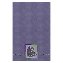 Jeweled Peace Dragon Stationery Paper