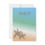 Jeweled Starfish RSVP card Personalized Invite