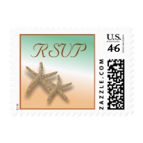 Jeweled Starfish RSVP Postage