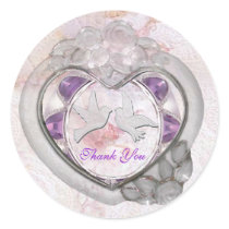 Jeweled Thank You Sticker by elenaind Jeweled Thank You Sticker