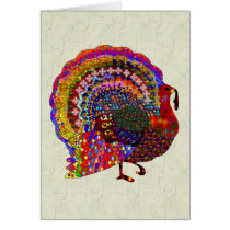 Jeweled Turkey cards