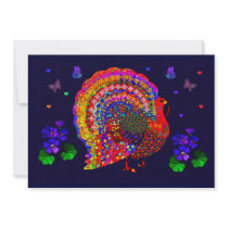 Jeweled Turkey Personalized Invitations