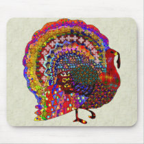 Jeweled Turkey Mouse Pad