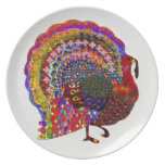 Jeweled Turkey Party Plates