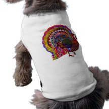 Jeweled Turkey Pet Tshirt