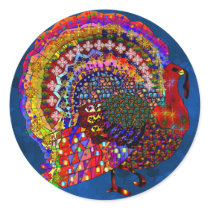 Jeweled Turkey Stickers