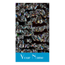 Jeweler Jewelry  Diamond Sparkle Business Card Template