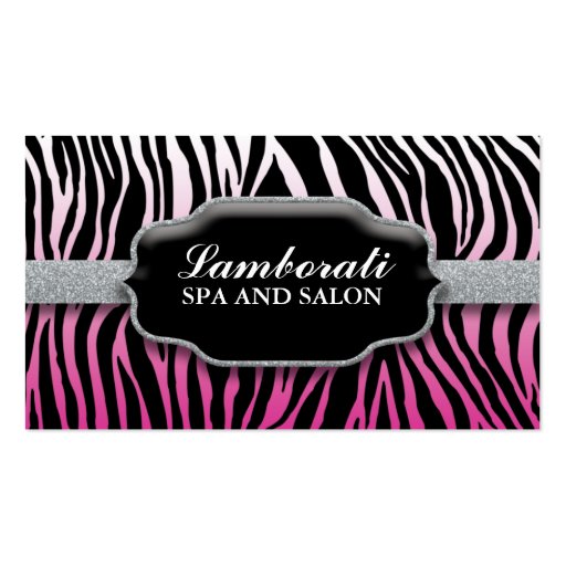 Jeweler Jewelry Zebra Print Diamond Pink Business Card Templates Zazzle Free Zebra Business Card Template