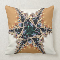 Jewelia Fractal Satin Twist Cushion pillows