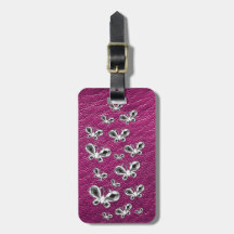 Jewell Butterflies Tag For Luggage