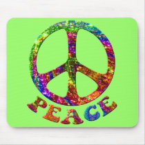Jewelled Peace Mousepad by wingedturtle Jewelled Peace Mousepad