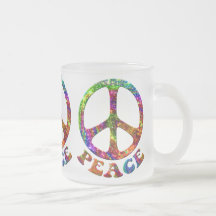 Jewelled Peace Mugs
