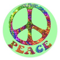 Jewelled Peace Stickers