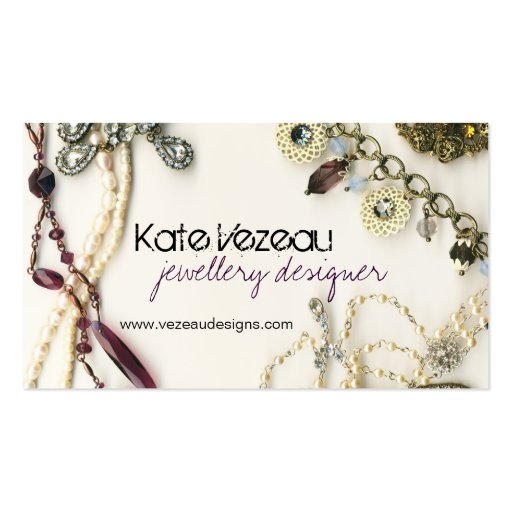 Jeweller Business Cards (front side)