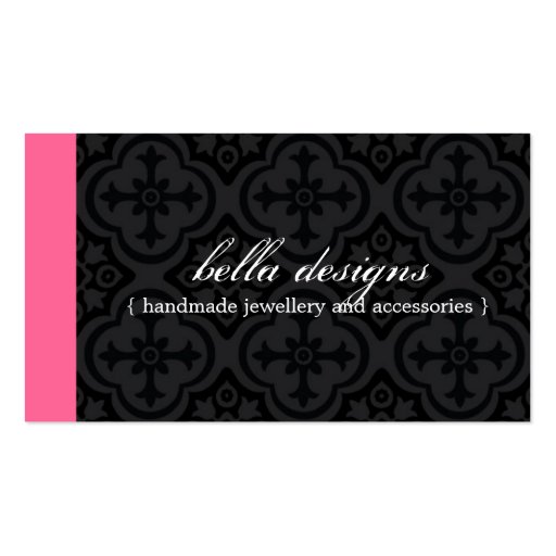 Jewellery Designer Business Card (front side)