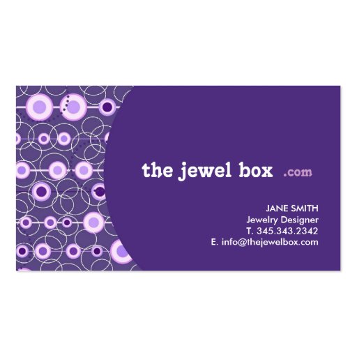 Jewellery Designer Business Cards