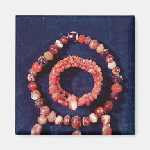 Jewellery from Khorsabad, Iraq Fridge Magnets