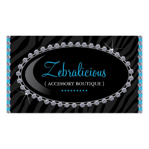 Jewelry & Accessory Boutique Business Cards (front side)