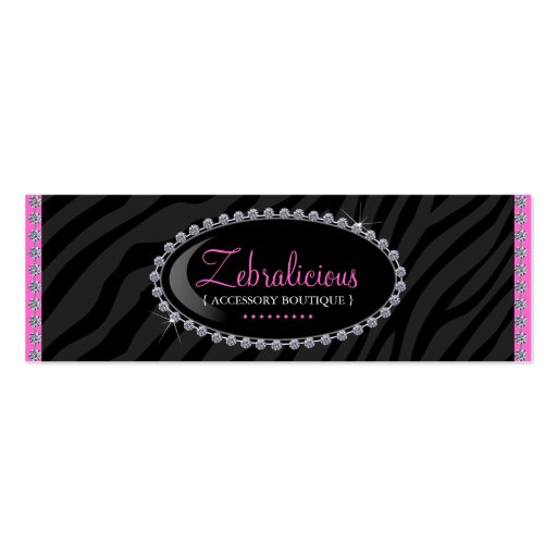 Jewelry & Accessory Boutique Business Cards (front side)