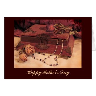 Jewelry Box Mother's Day Greeting Cards