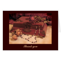 Jewelry Box Thank You Cards