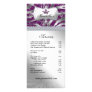Jewelry Crown Rack Card Zebra Luxury Sparkle Purpl