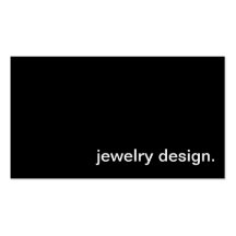 Jewelry Design Business Card