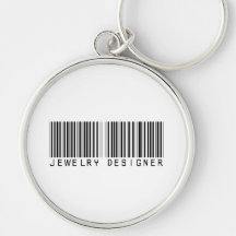 Jewelry Designer Bar Code Keychains