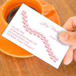 Jewelry Pearl Business Card business cards