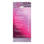 Jewelry Rack Card Zebra Sparkle Purple Silver