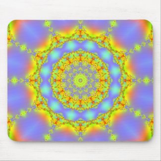 Jewels Fractal Kaleidoscope Mousepad mousepad