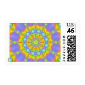 Jewels Fractal Kaleidoscope postage