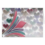 Jewels Hearts Card (Blank)3 cards