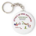 JEWELS OF THE ATLANTIC  LOGO keychain