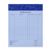 Jewels - Sapphire Small Order Form Custom Flyer
