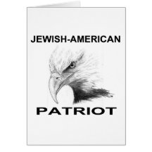Jewish-American Patriot Greeting Card