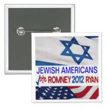 Jewish Americans for Romney Ryan 2012 Button