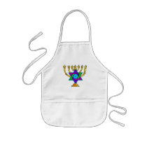 Jewish Candlesticks Aprons