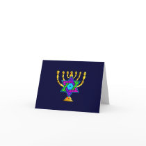 Jewish Candlesticks Greeting Cards