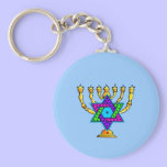 Jewish Candlesticks keychains