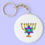 Jewish Candlesticks keychains