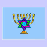 Jewish Candlesticks postcards