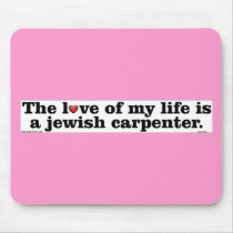 Jewish Carpenter mousepads