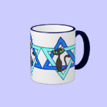 Jewish Cat Stars mugs