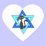 Jewish Cat Stars stickers