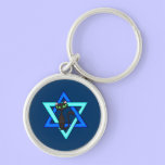 Jewish Cat Stars keychains