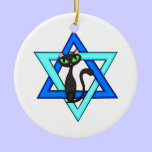 Jewish Cat Stars ornaments