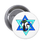 Jewish Cat Stars buttons